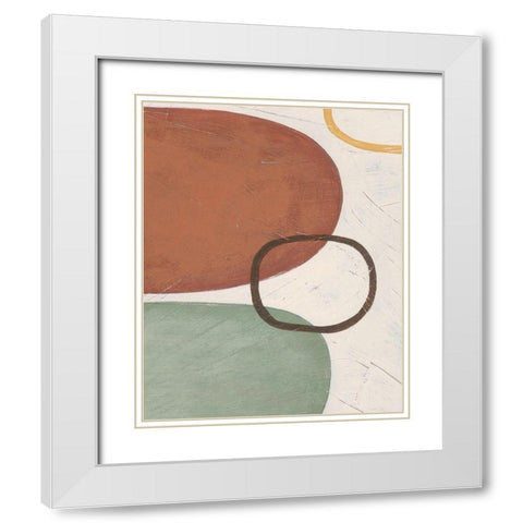 Demitasse VII White Modern Wood Framed Art Print with Double Matting by Vess, June Erica