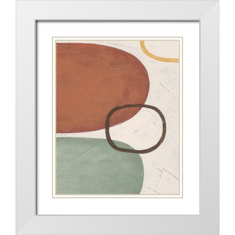 Demitasse VII White Modern Wood Framed Art Print with Double Matting by Vess, June Erica
