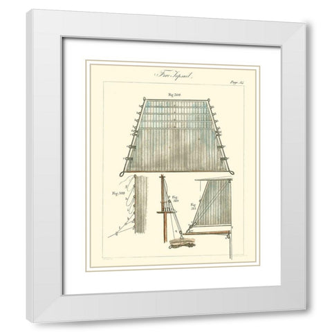 Nautical details I White Modern Wood Framed Art Print with Double Matting by Unknown