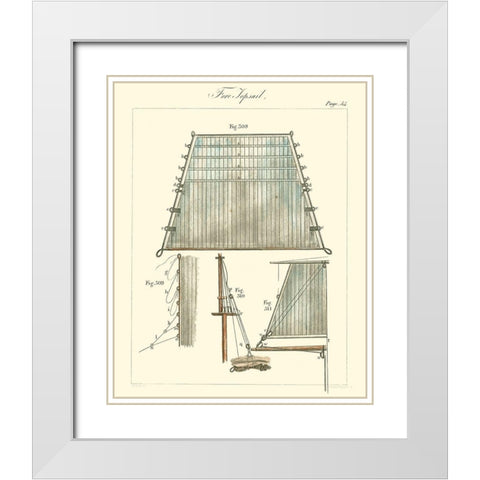 Nautical details I White Modern Wood Framed Art Print with Double Matting by Unknown