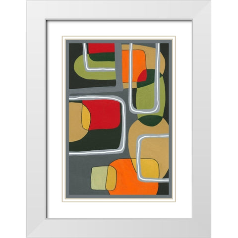 Possibilities II White Modern Wood Framed Art Print with Double Matting by Taylor, Kris