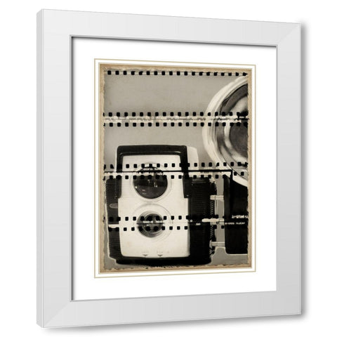 Camera Obscura I White Modern Wood Framed Art Print with Double Matting by Vision Studio