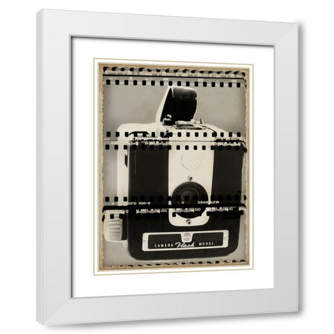 Camera Obscura III White Modern Wood Framed Art Print with Double Matting by Vision Studio