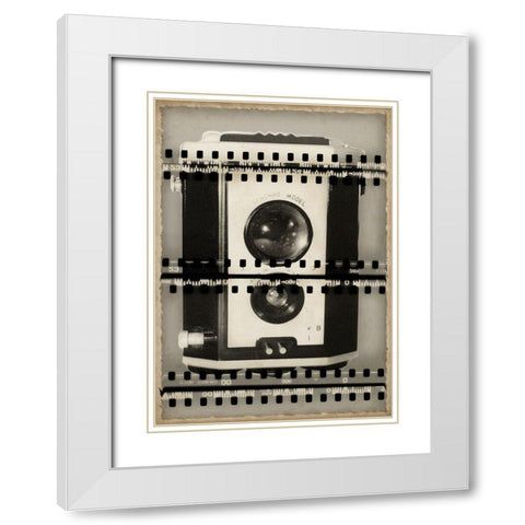 Camera Obscura IV White Modern Wood Framed Art Print with Double Matting by Vision Studio