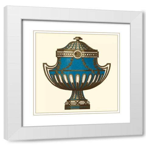 Sevres Porcelain I White Modern Wood Framed Art Print with Double Matting by Garnier