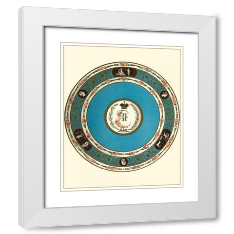 Sevres Porcelain IV White Modern Wood Framed Art Print with Double Matting by Garnier