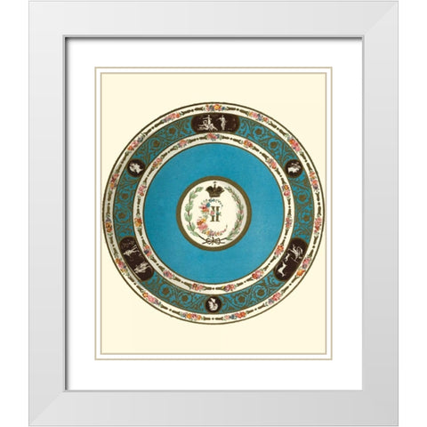 Sevres Porcelain IV White Modern Wood Framed Art Print with Double Matting by Garnier