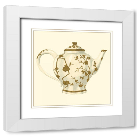 Sevres Porcelain V White Modern Wood Framed Art Print with Double Matting by Garnier
