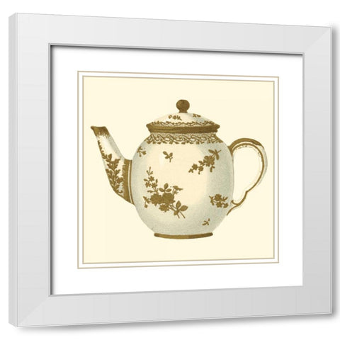 Sevres Porcelain VI White Modern Wood Framed Art Print with Double Matting by Garnier