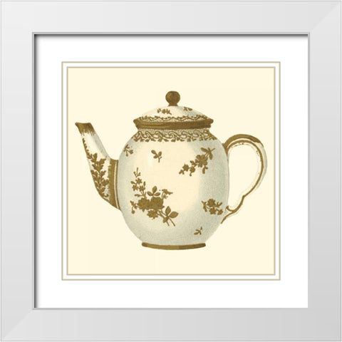 Sevres Porcelain VI White Modern Wood Framed Art Print with Double Matting by Garnier