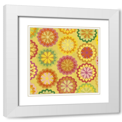 Sunny Day I White Modern Wood Framed Art Print with Double Matting by Zarris, Chariklia