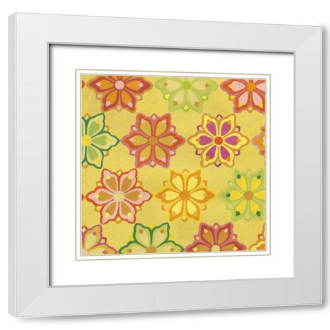 Sunny Day II White Modern Wood Framed Art Print with Double Matting by Zarris, Chariklia