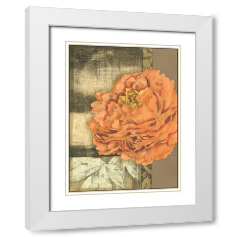 Small Ethereal Bloom III White Modern Wood Framed Art Print with Double Matting by Goldberger, Jennifer