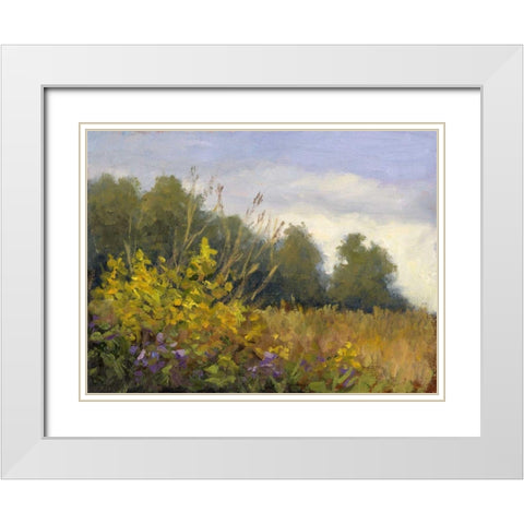 Big Tree Farm White Modern Wood Framed Art Print with Double Matting by Weber, Mary Jean