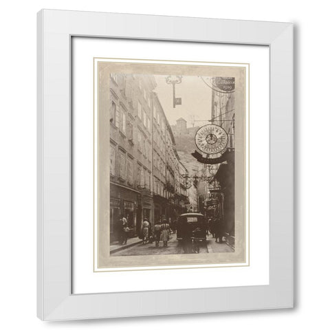 Summer in Europe I White Modern Wood Framed Art Print with Double Matting by Longley, Carolyn