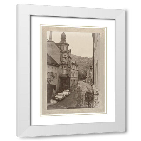 Summer in Europe II White Modern Wood Framed Art Print with Double Matting by Longley, Carolyn