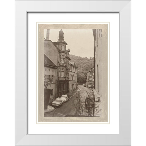 Summer in Europe II White Modern Wood Framed Art Print with Double Matting by Longley, Carolyn