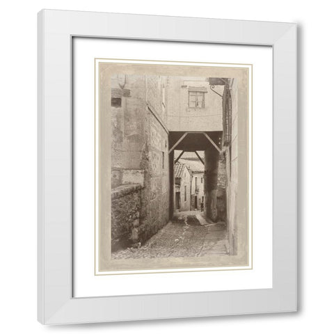 Summer in Europe IV White Modern Wood Framed Art Print with Double Matting by Longley, Carolyn