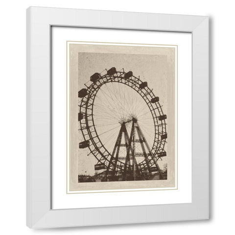Summer in Europe V White Modern Wood Framed Art Print with Double Matting by Longley, Carolyn