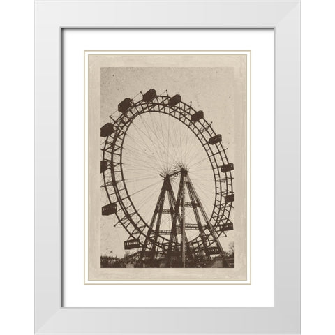 Summer in Europe V White Modern Wood Framed Art Print with Double Matting by Longley, Carolyn