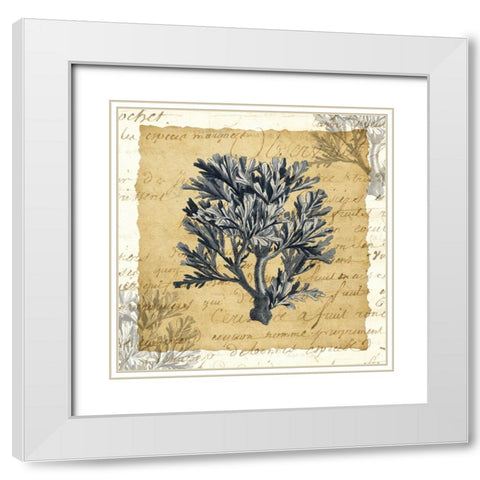 La Vie en Mer IV White Modern Wood Framed Art Print with Double Matting by Vision Studio