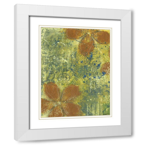 Euphoria I White Modern Wood Framed Art Print with Double Matting by Wyatt Jr., Norman