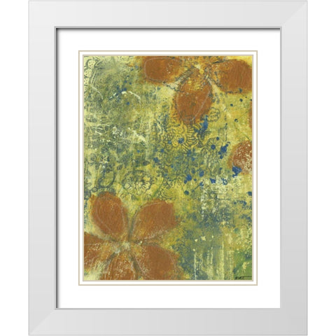 Euphoria I White Modern Wood Framed Art Print with Double Matting by Wyatt Jr., Norman