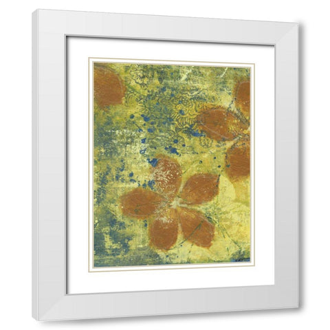 Euphoria II White Modern Wood Framed Art Print with Double Matting by Wyatt Jr., Norman