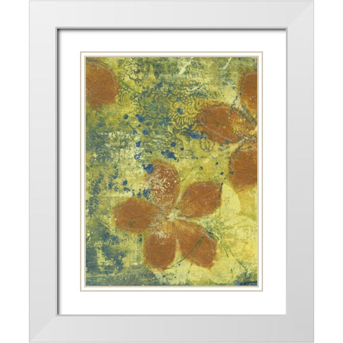 Euphoria II White Modern Wood Framed Art Print with Double Matting by Wyatt Jr., Norman