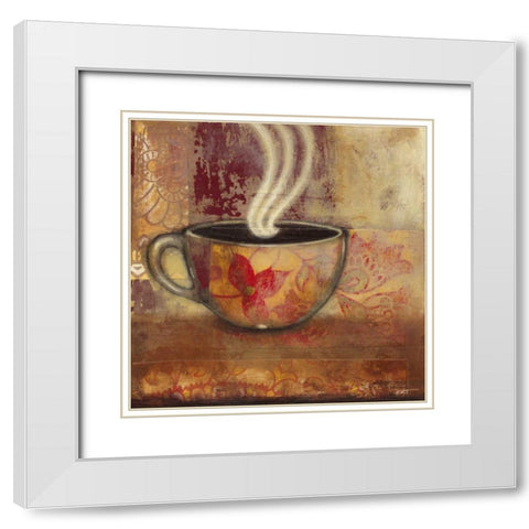 Rich and Smooth I White Modern Wood Framed Art Print with Double Matting by Wyatt Jr., Norman