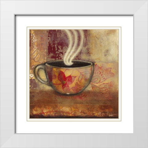 Rich and Smooth I White Modern Wood Framed Art Print with Double Matting by Wyatt Jr., Norman