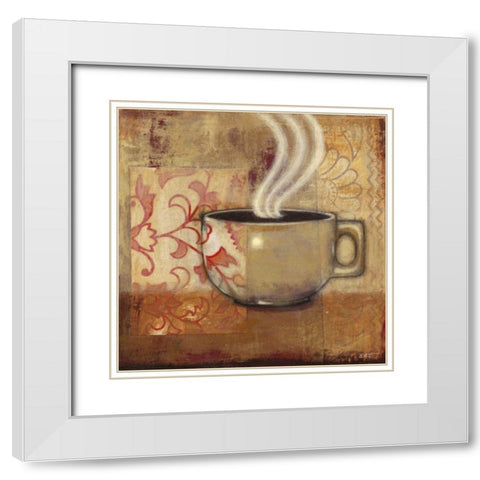 Rich and Smooth II White Modern Wood Framed Art Print with Double Matting by Wyatt Jr., Norman