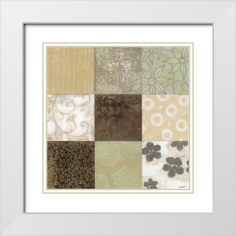 Classic 9-Patch White Modern Wood Framed Art Print with Double Matting by Wyatt Jr., Norman