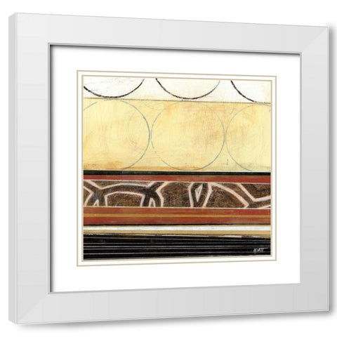 World Culture I White Modern Wood Framed Art Print with Double Matting by Wyatt Jr., Norman