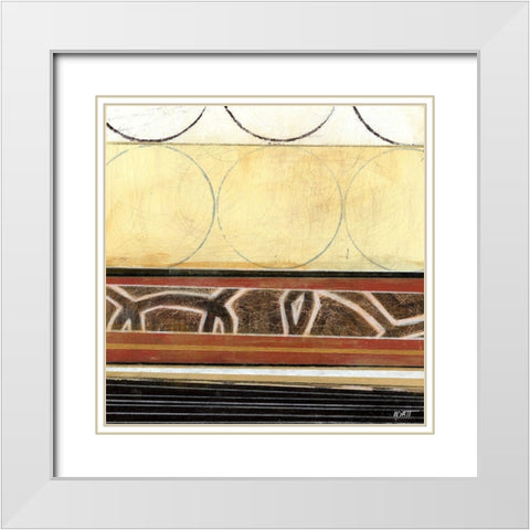 World Culture I White Modern Wood Framed Art Print with Double Matting by Wyatt Jr., Norman