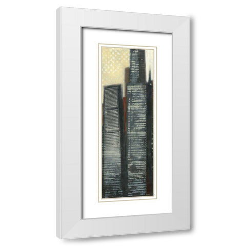 Urban Landscape II White Modern Wood Framed Art Print with Double Matting by Wyatt Jr., Norman