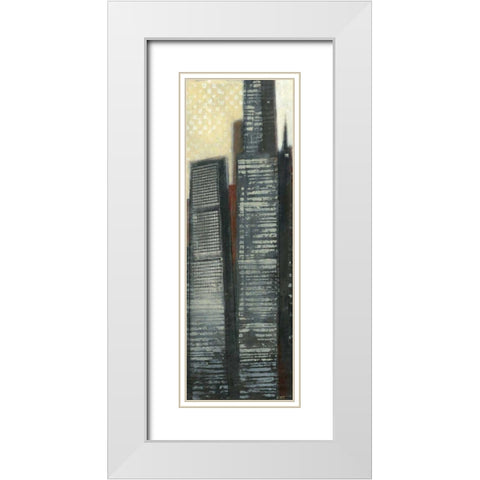 Urban Landscape II White Modern Wood Framed Art Print with Double Matting by Wyatt Jr., Norman