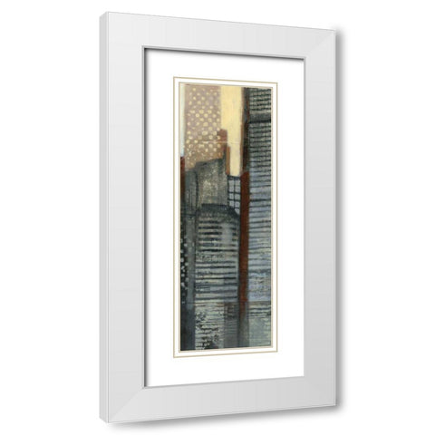 Urban Landscape III White Modern Wood Framed Art Print with Double Matting by Wyatt Jr., Norman