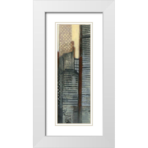 Urban Landscape III White Modern Wood Framed Art Print with Double Matting by Wyatt Jr., Norman