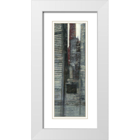 Urban Landscape IV White Modern Wood Framed Art Print with Double Matting by Wyatt Jr., Norman