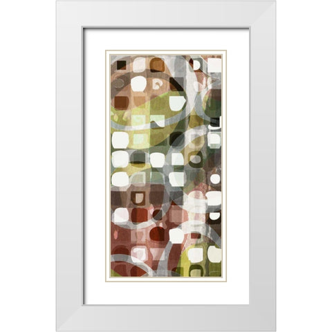 Mirror Ball I White Modern Wood Framed Art Print with Double Matting by Burghardt, James