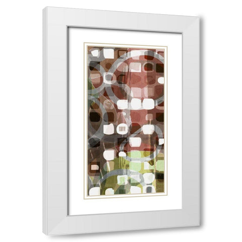 Mirror Ball II White Modern Wood Framed Art Print with Double Matting by Burghardt, James