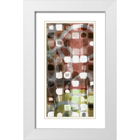 Mirror Ball II White Modern Wood Framed Art Print with Double Matting by Burghardt, James