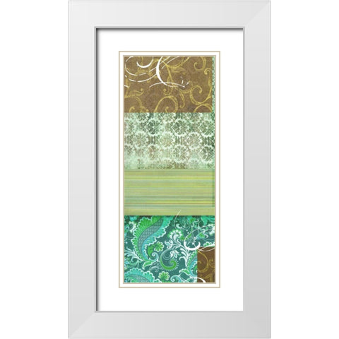 Bohemian Echo I White Modern Wood Framed Art Print with Double Matting by Higby, Jason