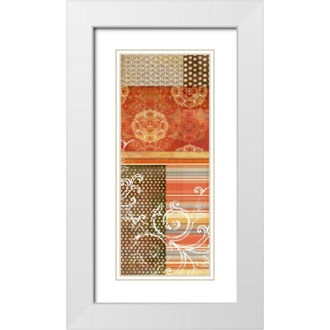 Bohemian Echo III White Modern Wood Framed Art Print with Double Matting by Higby, Jason