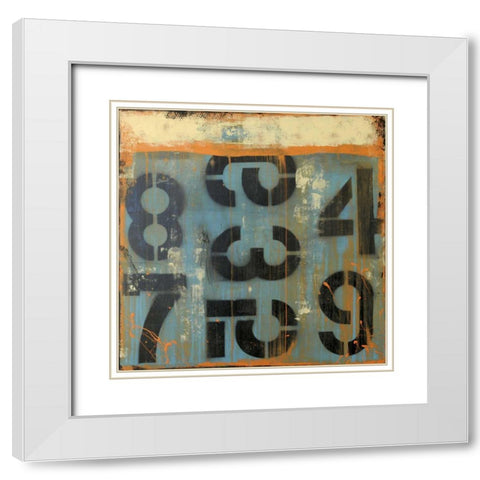 Score Card White Modern Wood Framed Art Print with Double Matting by Ashley, Erin