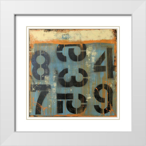 Score Card White Modern Wood Framed Art Print with Double Matting by Ashley, Erin