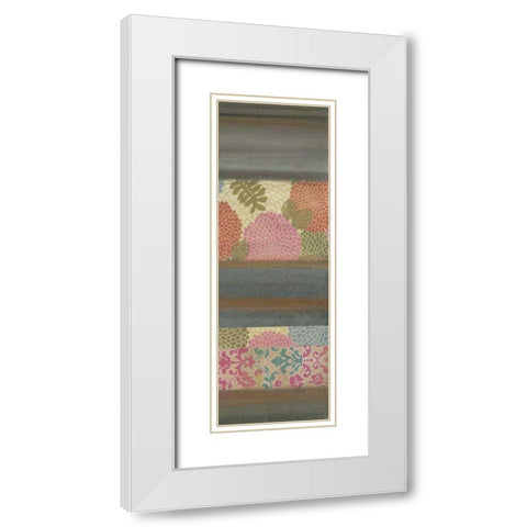 Pretty in Pink IV White Modern Wood Framed Art Print with Double Matting by Green-Aldridge, W.