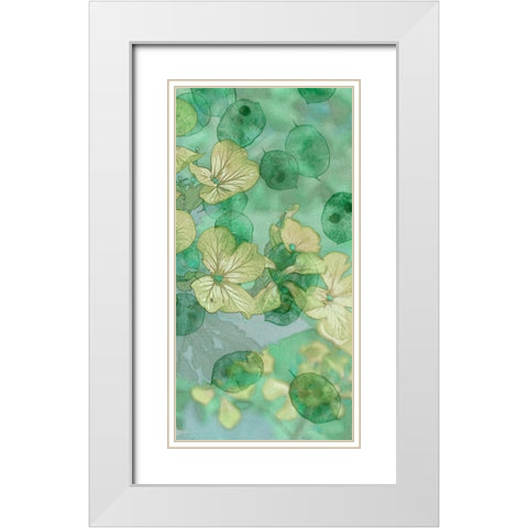 Mint Progeny II White Modern Wood Framed Art Print with Double Matting by Chandler, Sharon