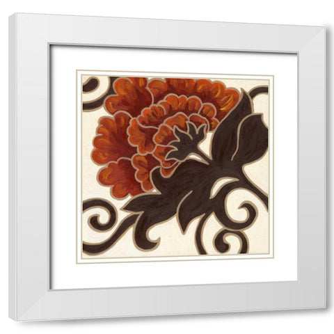 Lynne I White Modern Wood Framed Art Print with Double Matting by Deans, Karen